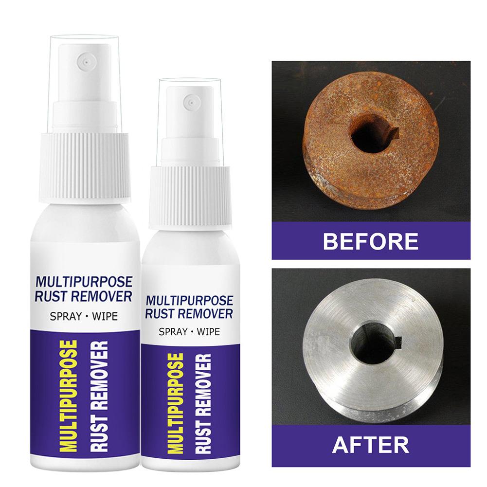 Ready-to-Use Rust Remover Spray for Metal Surfaces Such As Tools and Car Components To Clear Oxidation Quickly
