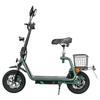 (EEC)TWOFISH M5 PRO-E Electric Scooter with Seat and Rear Basket, 500W Motor, 48V 13Ah Battery, 12 Inch Tires, 40km/h Max Speed