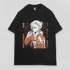 Japanese Anime Attack on Titan Print T-shirt Men's Women's Overszied Casual Cotton Short Sleeves Wit Studio Anime Men's Clothing