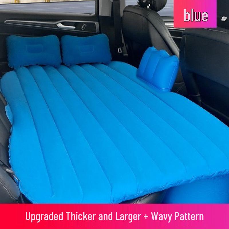 Rear Seat Car Inflatable Mattress - Foldable Travel Sleeping Pad for Car Interior