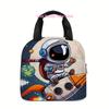 Cosmonaut 3D Printed Canvas Meal Bag for Unisex, Handbag Ice Bag Lunch  Multi Functional Meal  Insulation Meal (Non-Fo
