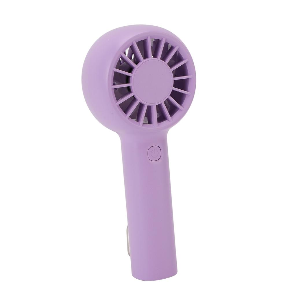 Handheld Fan 5 Speed Adjustable Silent 5.5h Running Portable Fan with Buckle for Outdoor Beach