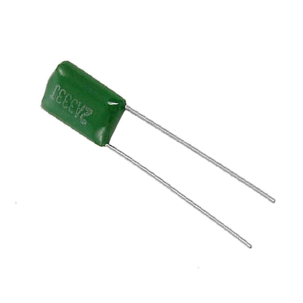 Condensador de poliéster Pack de 10 valores entre 1Nf y 68Nf clasificado 630 V
