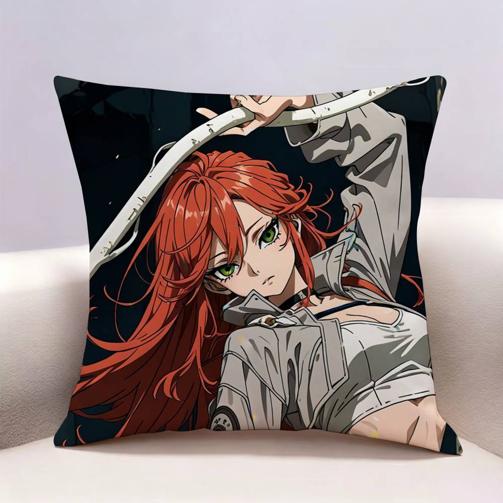 GGachiakuta Rudo Enjin Riori Zanka Doublesided print Pillow Case for Sofa Living Room Home office Decor Protective Cover