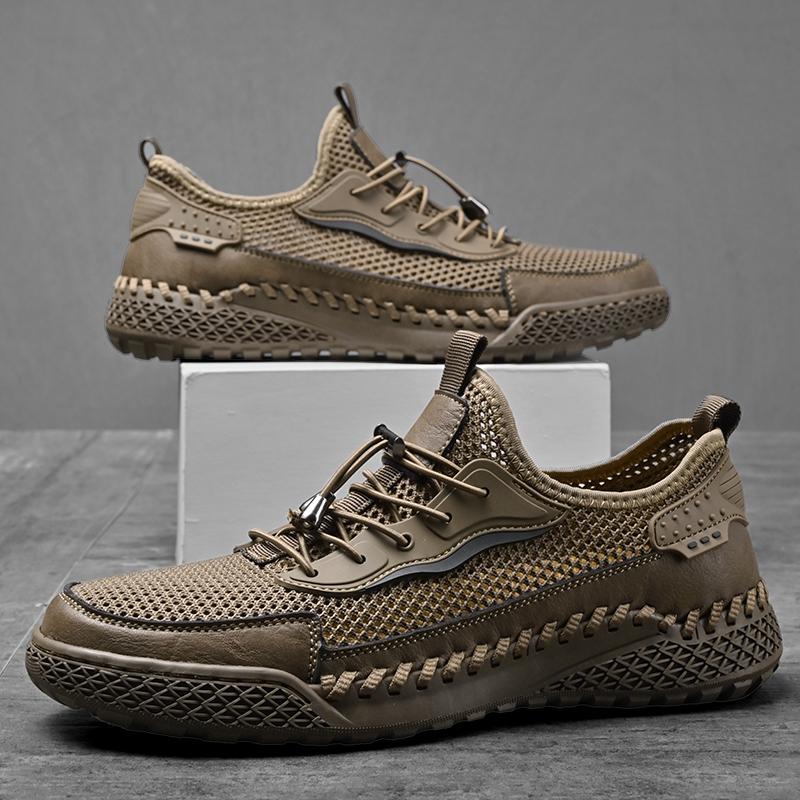 Fashion Lightweight Men Casual Shoes Outdoor Anti-slip Men's Walking Shoes Breathable Male Sneakers Hollow Out Treking Footwear Trainers