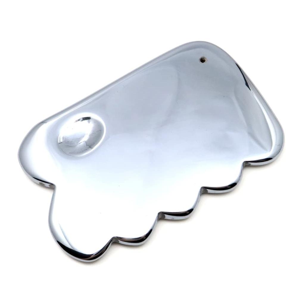 Terahertz Ore Gua Sha Plate, Wave-Shaped, Type A, Facial Massage, Beauty & Health, Terahertz, Mirror Finish