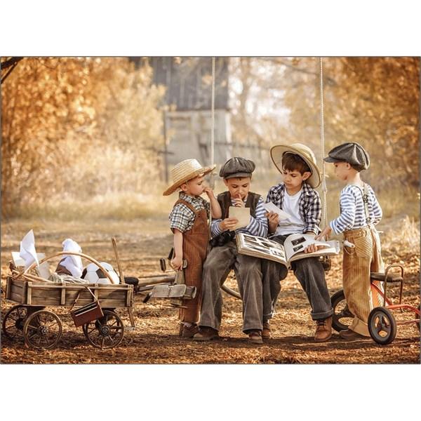 

Пазл Корея Дети сидят на качелях и рассматривают альбом Jigsaw Puzzle 3504, 500 деталей, разные цвета, 500 деталей