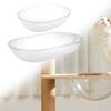 Cat Bed Cat Climbing Frame Accessories Kitten Toy Pet Bed Transparent Decoration