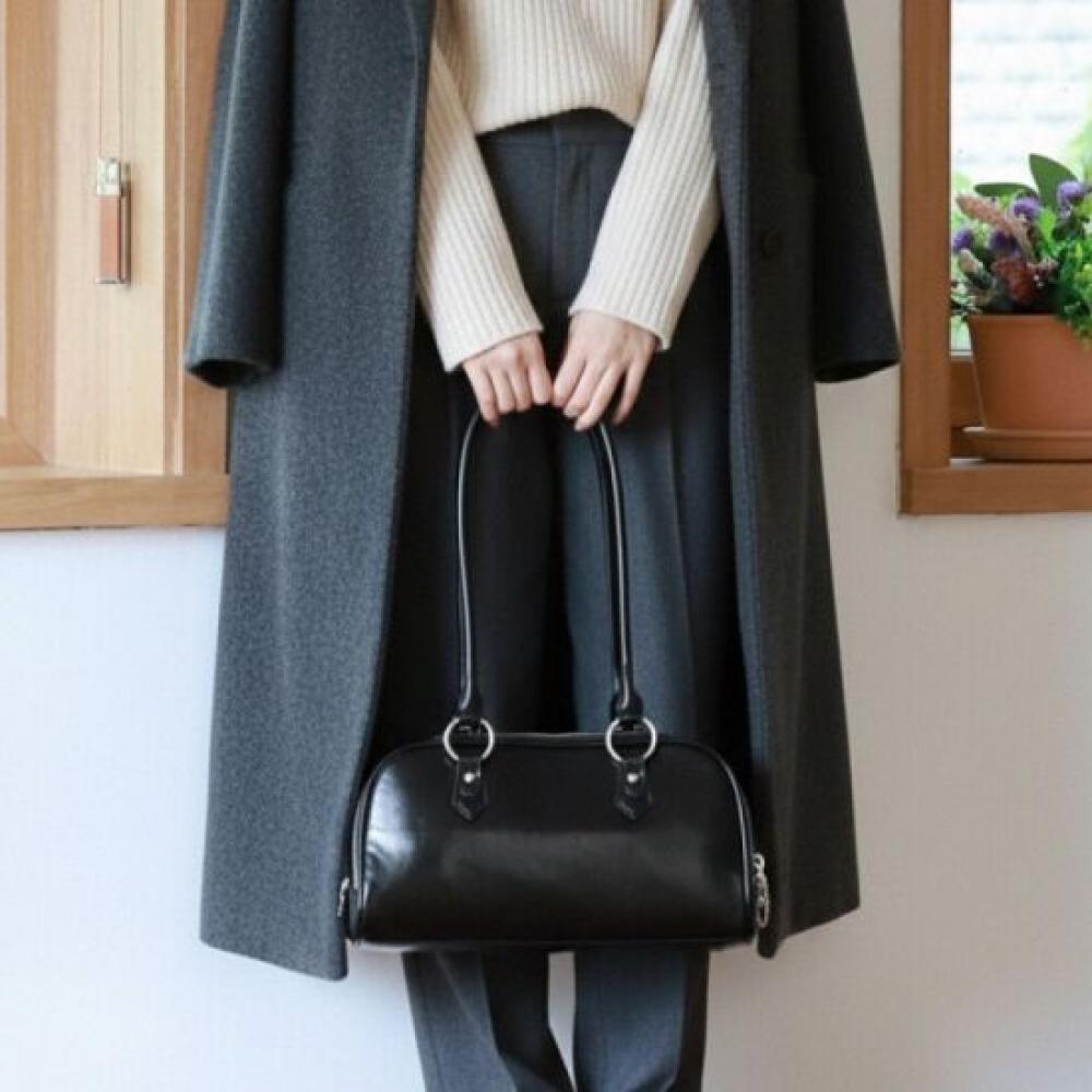 Melting Brown Women Shoulder Bag Double Pocket 4colors