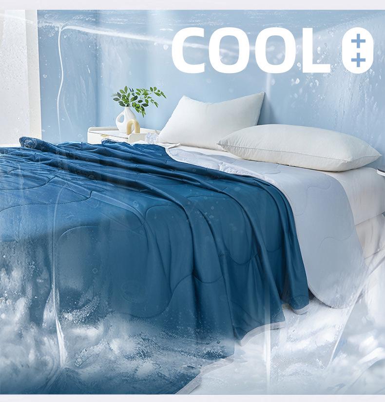 Kühlende Seiden-Sommerdecke - Leichte Eis-Seiden-Decke