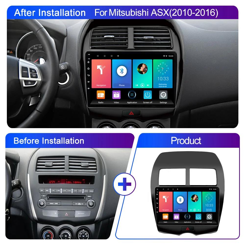 10''Carplay Android Auto Radio For Mitsubishi ASX 1 2010-2016 Car Intelligent Systems Audio Navi GPS Autoradio Multimedia Player