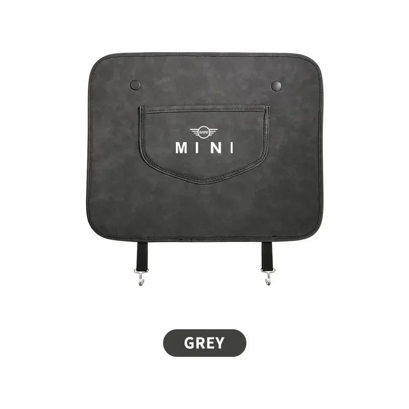 

Cars R56 For BMW MINI PU Leather Car Anti-Kick Mats Auto Seat Back Protector Cover For BMW Mini Cooper F54 F55 F56 R56 R60 SONE