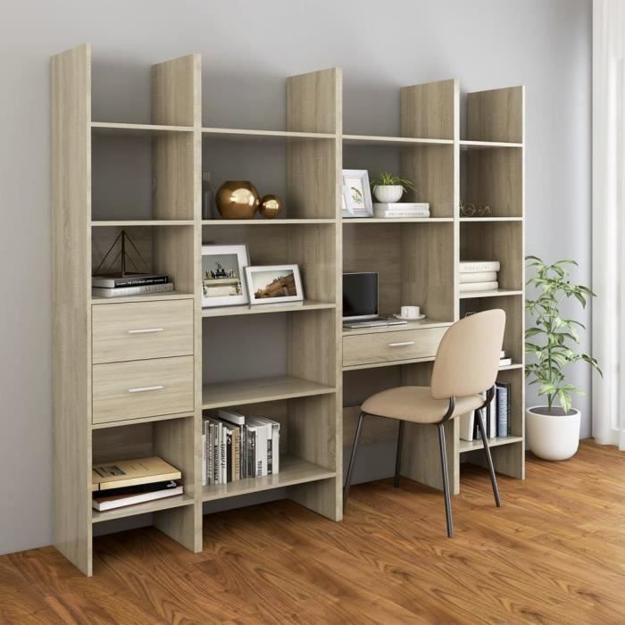 VidaXL Bibliothèque Chêne sonoma 40x35x180 cm Bois d’ingénierie 803401