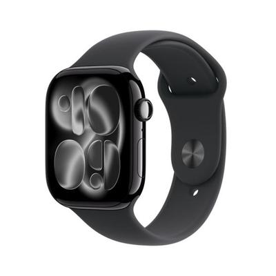 Smartwatch Apple Watch Series 11 Gps, 46mm Aluminum Case In Onyx Color, Black Sport Band - Size S/m Meuw4mp/a