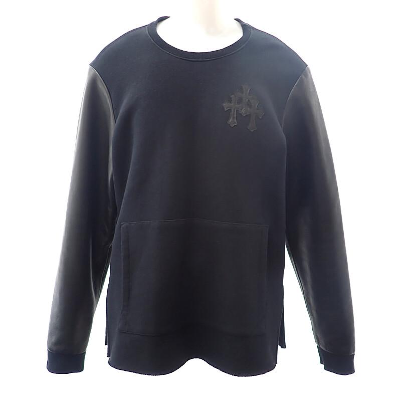 CHROME HEARTS 2212-304-6310 M Sweat Black Cotton Mens
