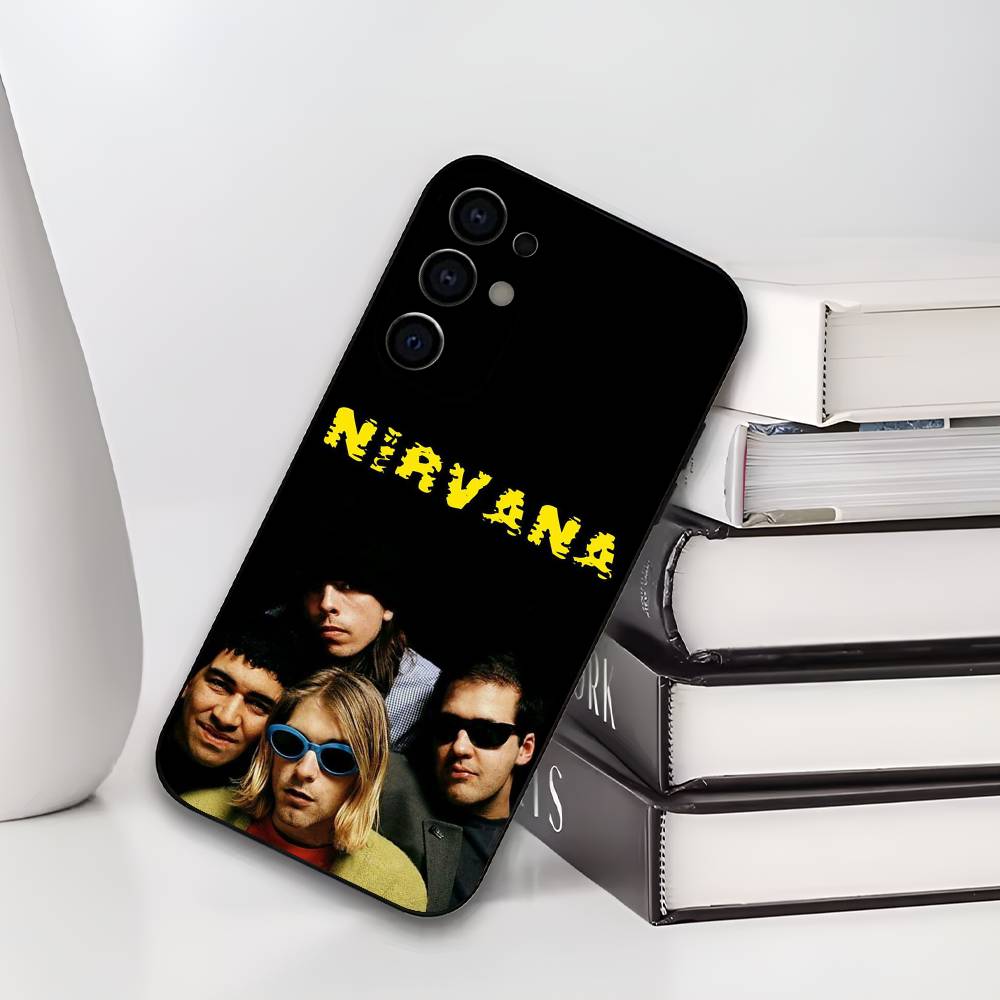 Coque de téléphone souple noire N-NirvanaS pour Samsung S25/S24/S21/S22/S23/S30/Ultra/S20/Plus/Fe/Lite - Housse de protection durable