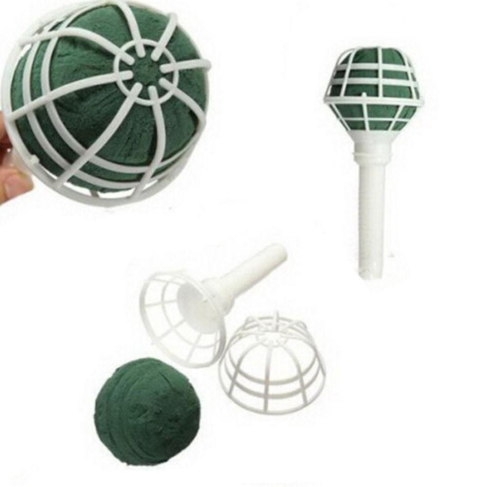 1/6PCS Artificial Flowers Holder Floral Foam Oasis Bouquet Posy Holder For Wedding Bridal Flower DIY Flowers Home Decorative