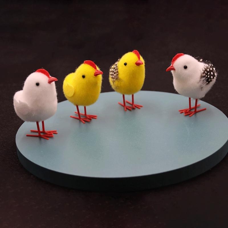 Cute Easter Chick Cute Handmade Chicken Figurine Toy for Easter Party