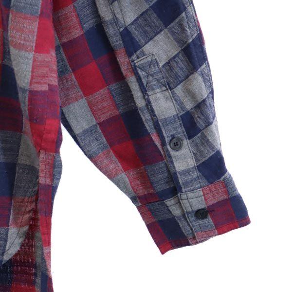 Danke Schon Linen Blend Cotton Check Pattern Long sleeve long shirt F Men's Used