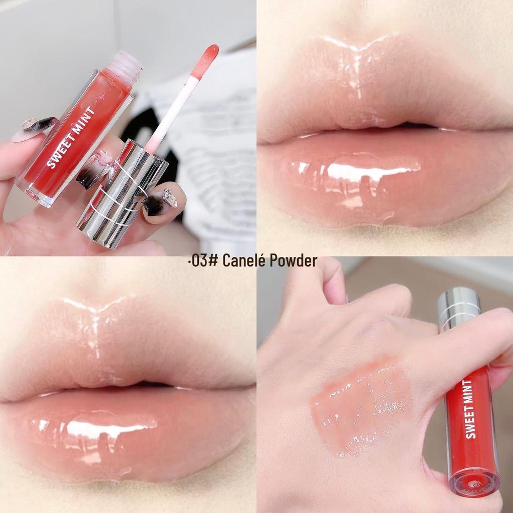 Sweet Mint Hydrating Lip Essence - Glossy Glass Mirror Lip Gloss