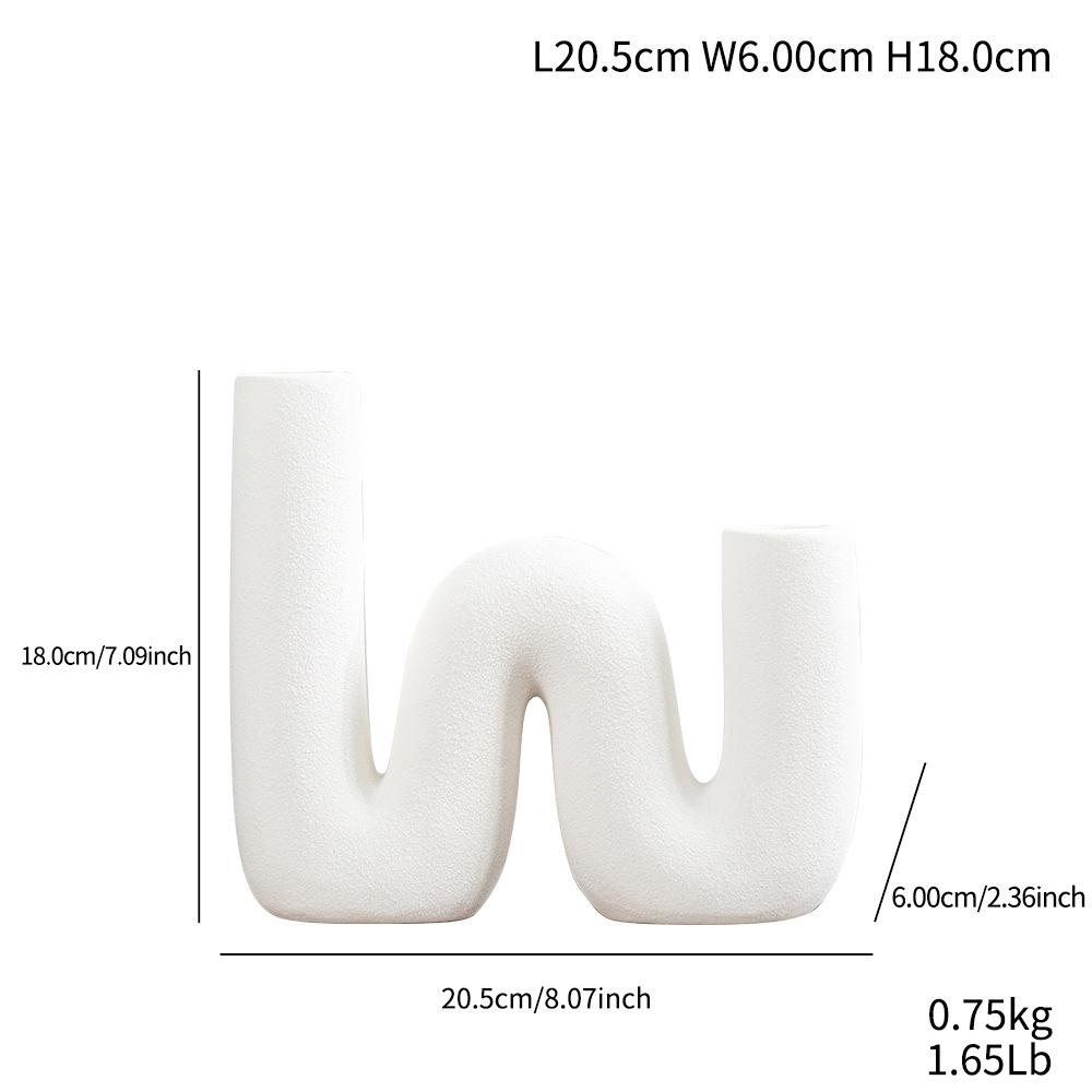 Small Fresh And Creative Flower Arrangements, Simple Ceramic Vases, High-End Ornaments, Simple Home Desktop Decorations