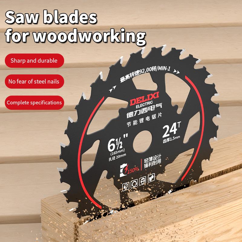 Lithium Electric Saw Blade Woodworking 4/6.5-inch 110/165/133 Electric Circular Saw Cutting Blade Hand-held Saw Alloy Saw Blade