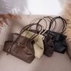 Leather Simple Shoulder Bag Bag Cover Commuter Large Capacity Underarm Bag Fashion Bag