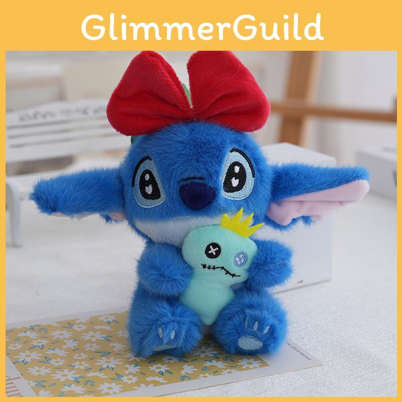 Cute Doll Hug Bow Headpiece Decor Plush Toy Pendant For Gift Children