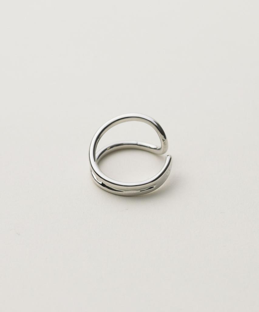 Novice Tokyo Volume & Double Rings 2 Set / Silver