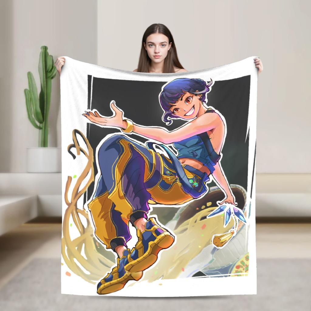 Saja Boys Kpop Demon Hunters Blankets  Flannel Awesome Soft Throw Blanket for Chair Covering Sofa  Winter