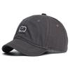 Short Brim Cotton Baseball Cap Men Women Casual Vintage Dad Hat Adjustable Trucker Style Low Profile Caps Nylon Fastener Tape