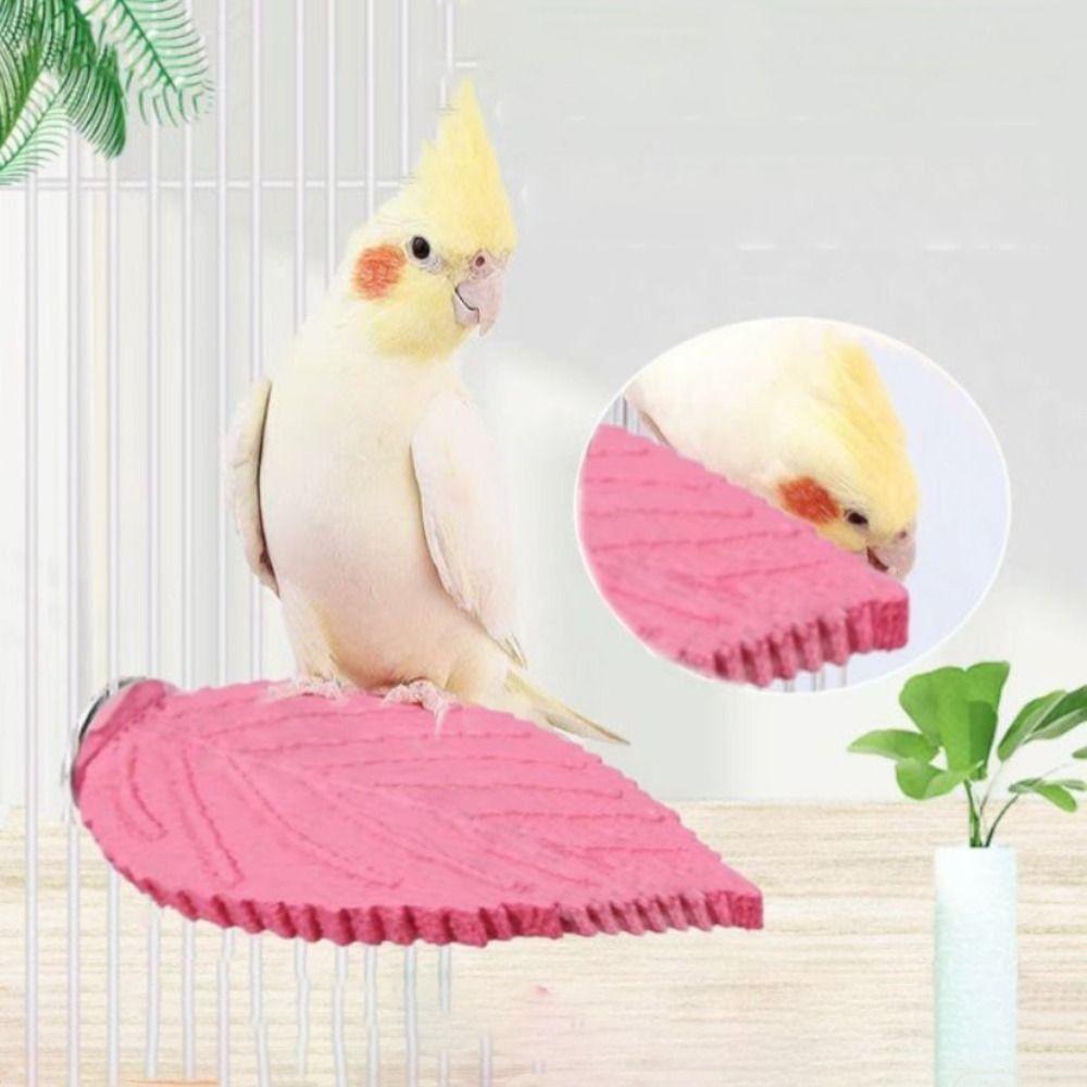 Resin Parrot Perch Non-slip Bird Cage Perch Decorative Bird Rest Station  Breeding Cage
