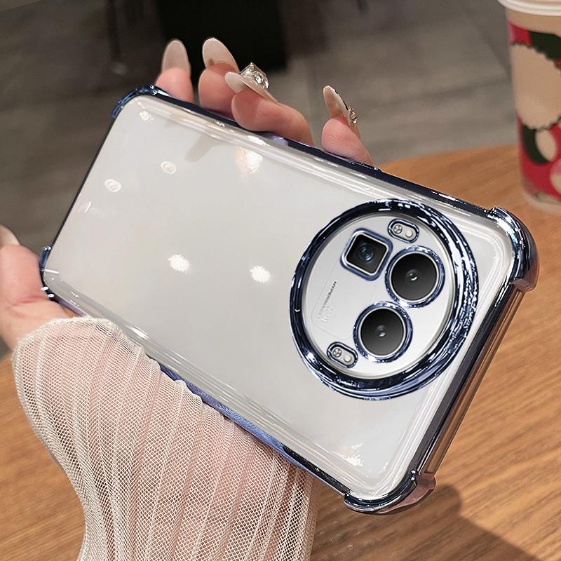 For Realme GT8 Pro Case Soft Clear Luxury Plating Magnetic Bracket Protection Phone Cover For Realme GT8 Shell Shockproof Bumper