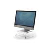 Fellowes Clarity Monitor Stand - 11cm Height - Strong 6mm Thick Acrylic - Up To 6.5kg - Transparent Color-9731001