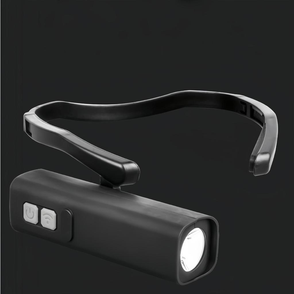 Outdoor Stirnlampe mit Bewegungssensor Lange Akkulaufzeit Hohe Helligkeit Ohrhänge-Taschenlampe Multifunktionale Stirnlampe für Nachtangeln