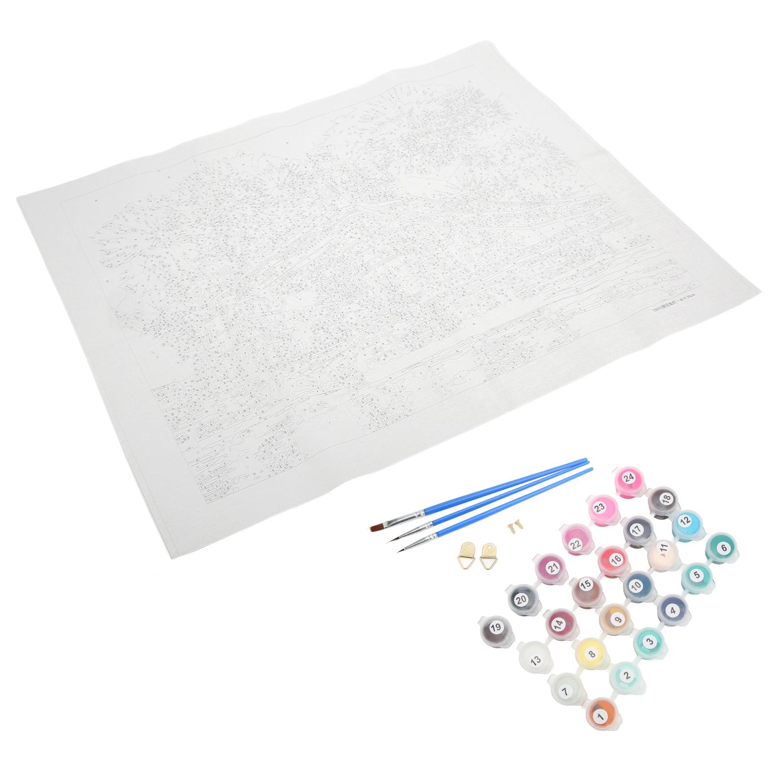 

Раскраска по номерам Биг Бен 40x50 см Безопасная нетоксичная акриловая краска Простая эксплуатация Изысканные детали Сделай сам