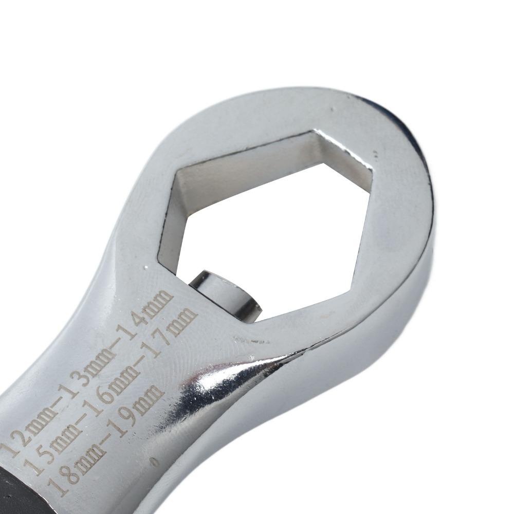 

Chrome Vanadium Steel Double Ended Spanner Adjustable Multifunctional Wrench 23 in 1 Wrench DIY