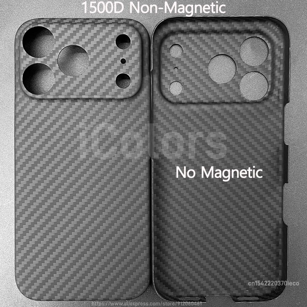 Magnetic Case for iPhone 17 Pro Max/17 Pro Aramid Carbon Fiber Camera Lens Protection Cover Compatible with MagSafe