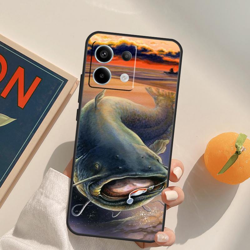 Art Fishing Lure Funda For Xiaomi Redmi Note 14 13 Pro 9 10 11 12 9S 10S 11S 12S Redmi 13C 10C 12C 14C Case