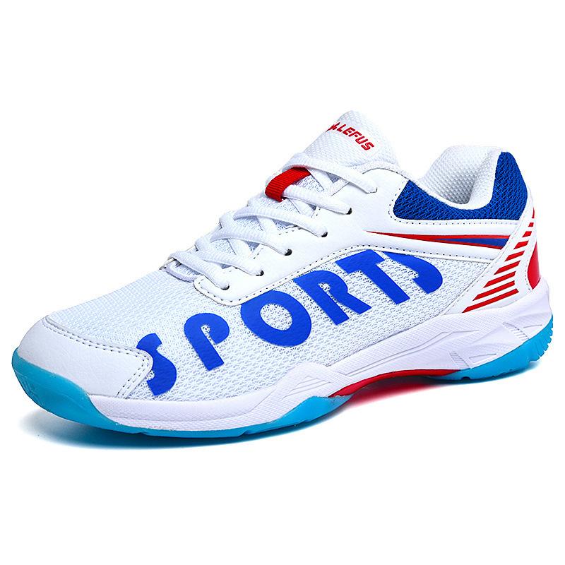 

2025 Badminton Shoes Men s and Women s Fashion Mesh Sliding Ultra Light Training Shoes 35
