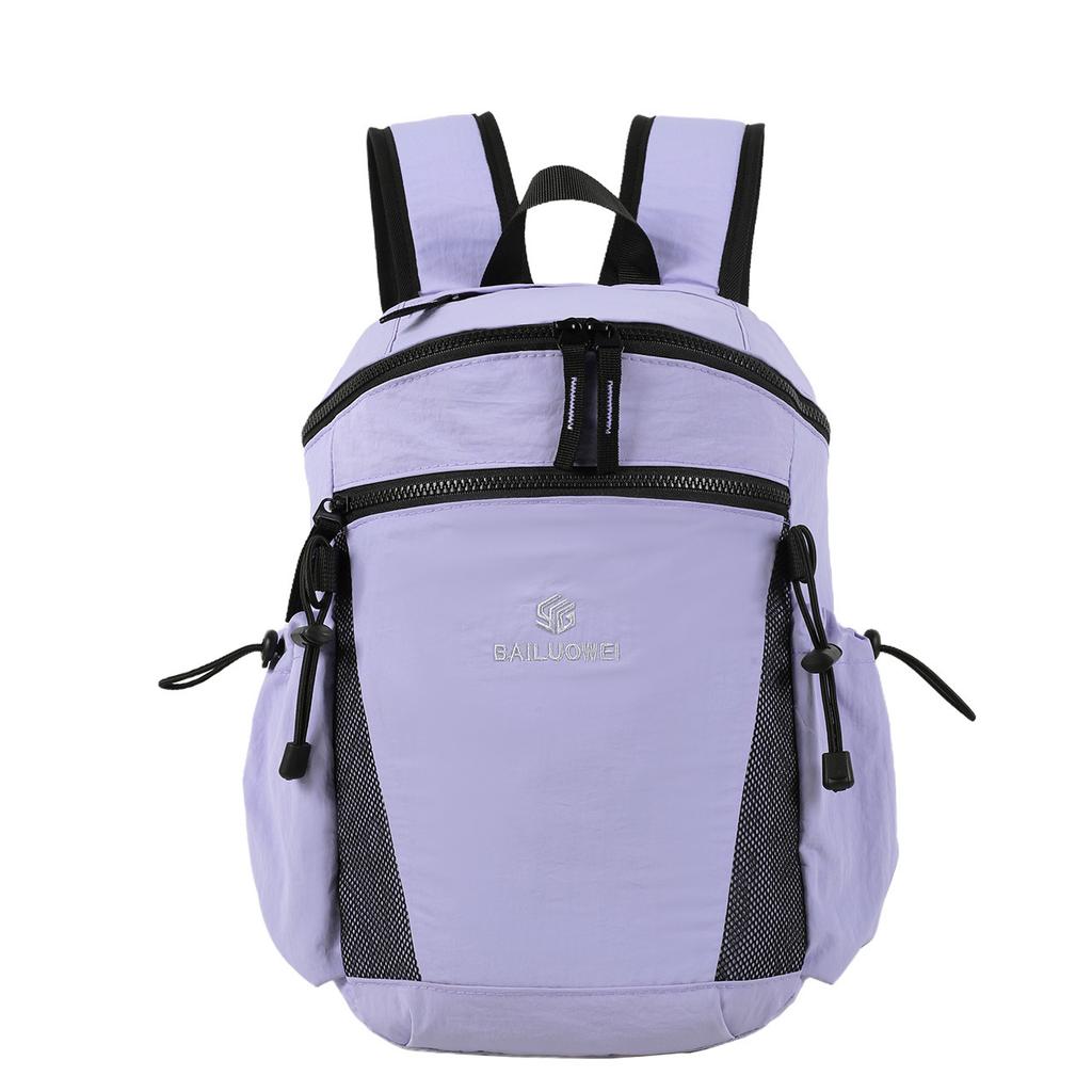 Schoolbag Fashion Brand Backpack Couple Outdoor Contrasting Color Versatile Leisure Travel Backpack Lightweight Hiking Bag