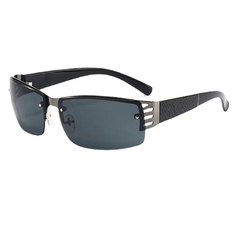 New Half Frame Square Sunglasses UV400 Protection Outdoor Driving Fashion For Men And Women Fishing Eyewear Oculos De Sol