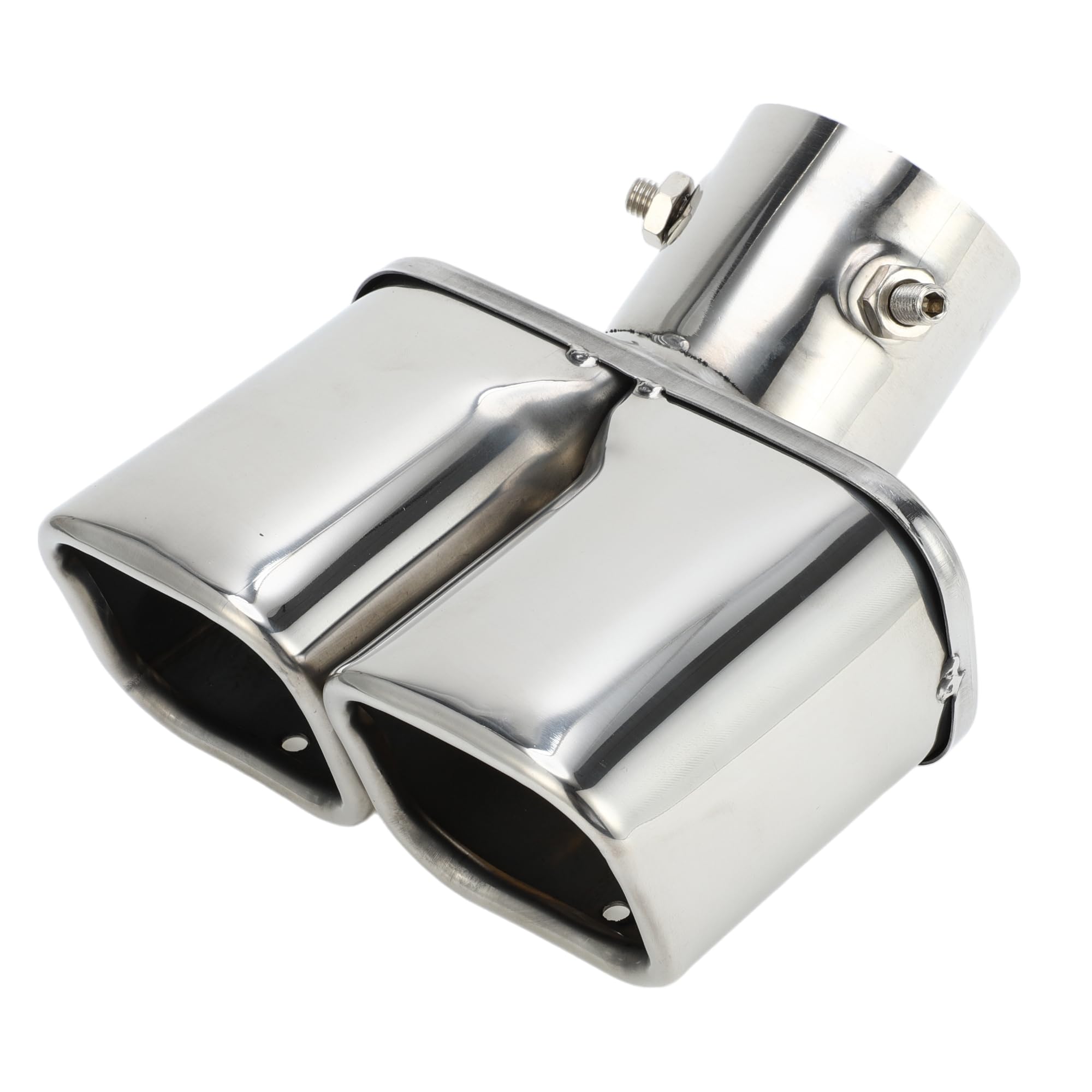 

VekAuto Muffler Cutter for Toyota 1 Piece Square Curve Slant Cut Dual Exhaust 60mm 170mm Stainless Silver Rear Tailpipe Raize, Tip, Inlet, Length,