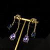 Teardrop Tassels Women Earrings Rhinestones Vintage Exquisite Jewelry Court Style Fashion Elegant Pendientes Mujer