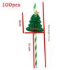 Degradable Pineapple Pattern Paper Straw For Party Drinks And Cake Decor