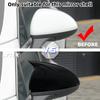 Real Carbon Fiber Car Side Mirror Covers Rearview Mirror Covers Caps Add On For Porsche Cayenne 2011-2014