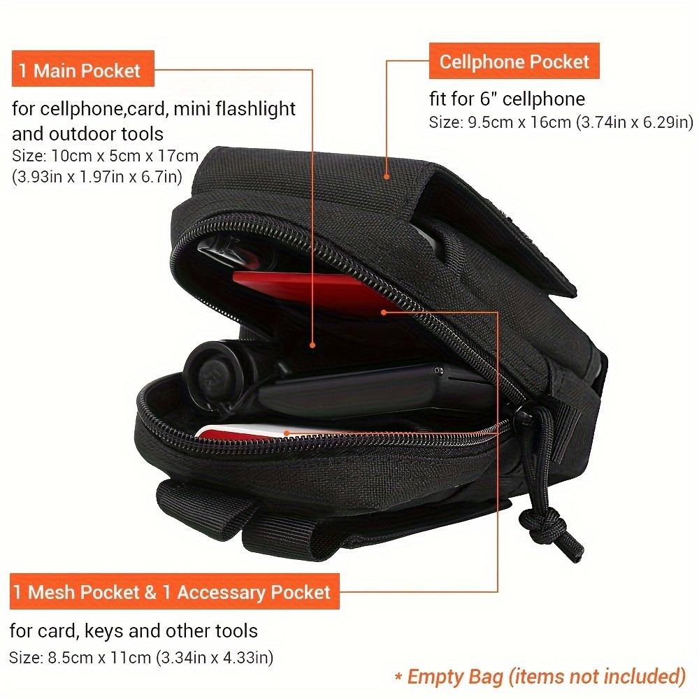 Taktische Hüfttasche Outdoor Herren Werkzeugtasche Westenpackung Geldbörse Handytasche Hülle Herren Handy-Hüfttasche, Herren Multifunktionale Wasserdichte