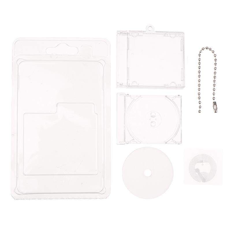 1Set Mini Nfc Functional Cd Disc Case Key Chain Peripheral Commemorative Album Key Holder For Diy Backpack Pendant
