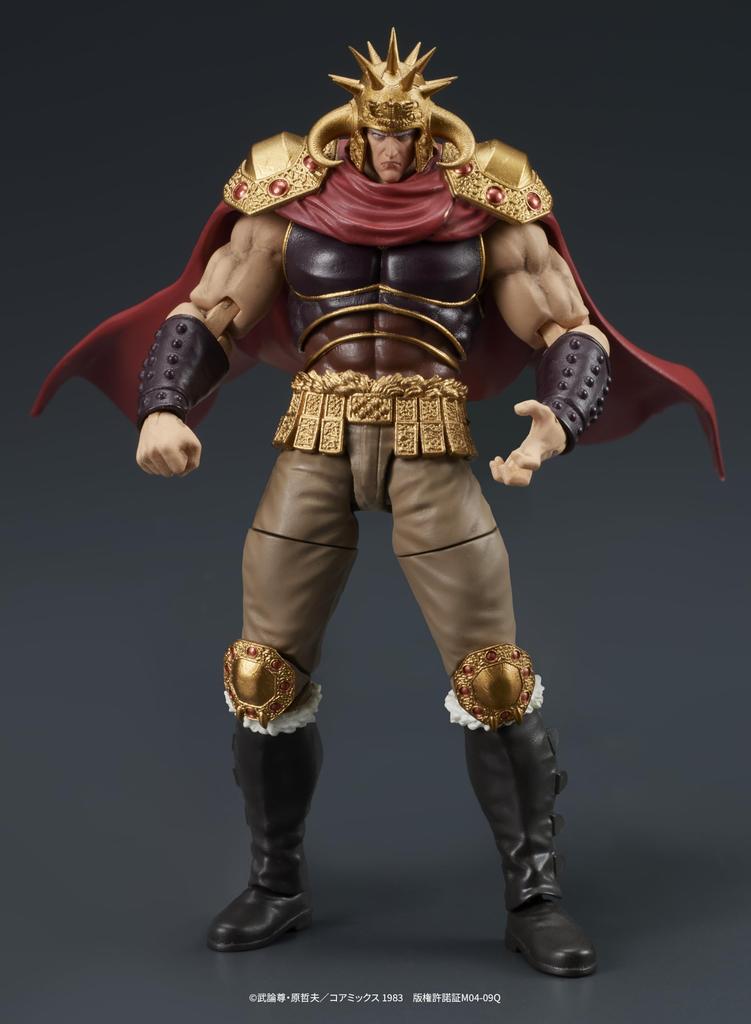 DIGACTION of the North Raoh Kokuohgo Height Movable Figure "Fist Star" & Set, Approx. 90mm/120mm, Non-scale, PVC, Painted,