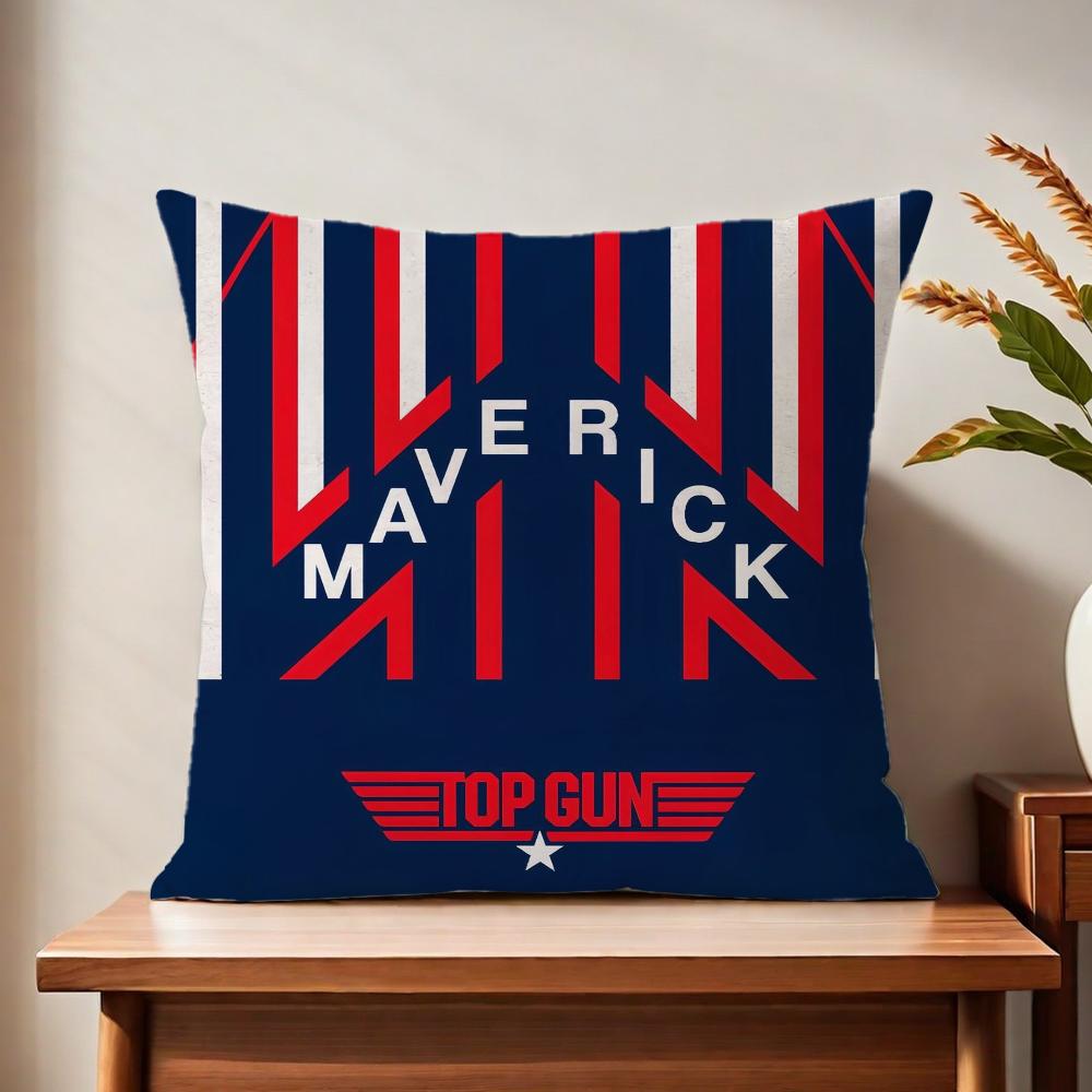 Film T-top G-gun Cute Cool Cushion Cover For Pillow Printing Sofa Decoration Home Car Room Coffee Shop Office Nordic Simplicity